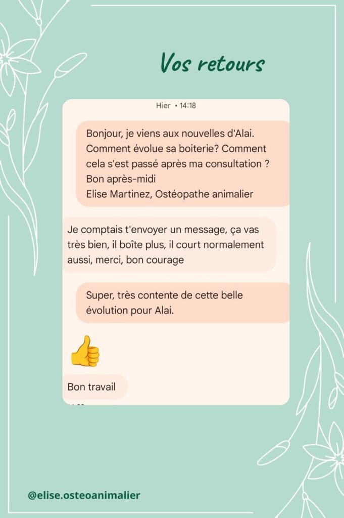 Vos retours - 1